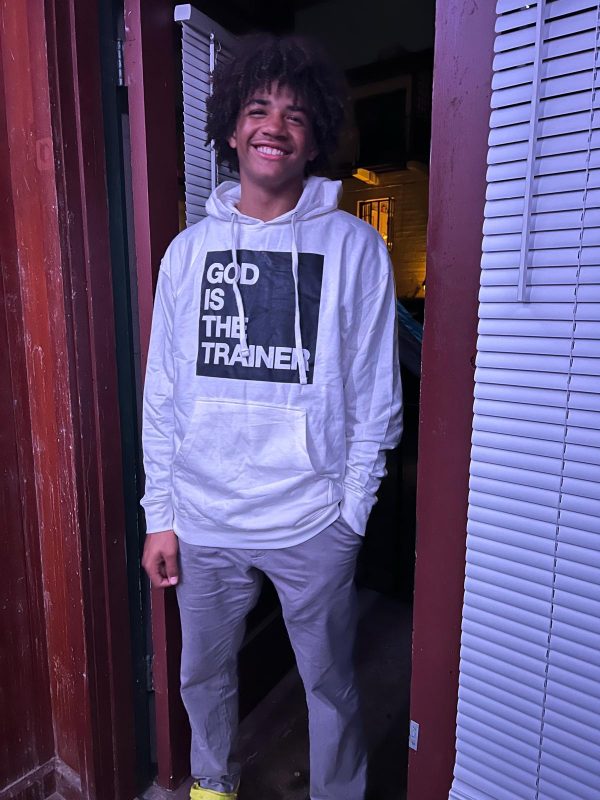 God is the trainer hoodie - Image 7