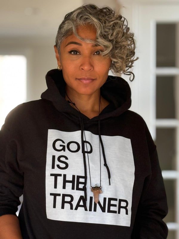 God is the trainer hoodie - Image 2