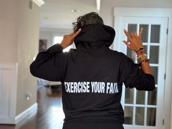 God is the trainer hoodie - Image 3