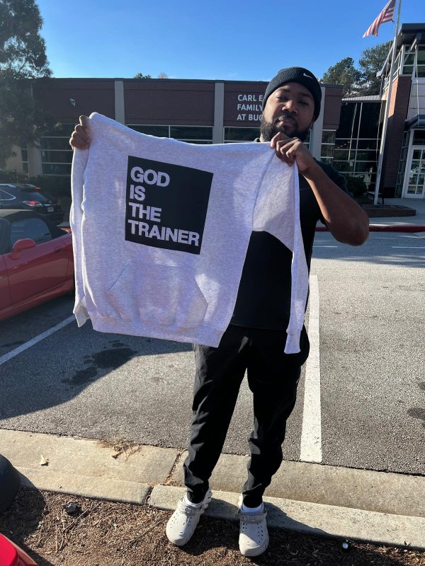 God is the trainer hoodie - Image 4